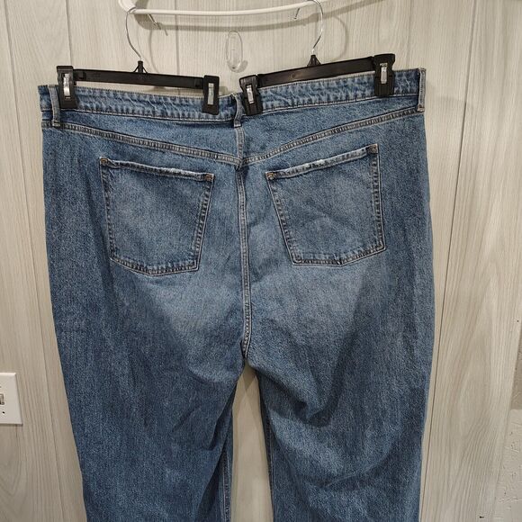 Old Navy Extra High Rise Sky- Hi Wide Leg Secret Smooth Pockets Plus Size 26 - Picture 4 of 10